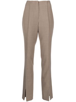 Rejina Pyo front-slit trousers - Brown