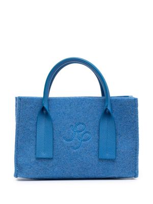 Rejina Pyo mini monogram tote bag - Blue