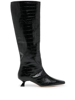 Rejina Pyo Pillar 40mm leather boots - Black