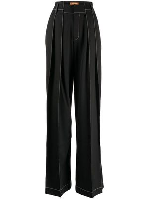 Rejina Pyo Spencer high-waisted trousers - Black