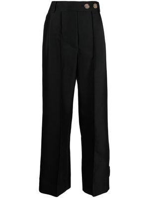 Rejina Pyo straight-leg pressed-crease trousers - Black