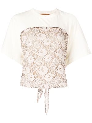 Rejina Pyo Wynne floral-lace T-shirt - White