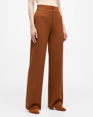 Relaxed Wide-Leg Trousers
