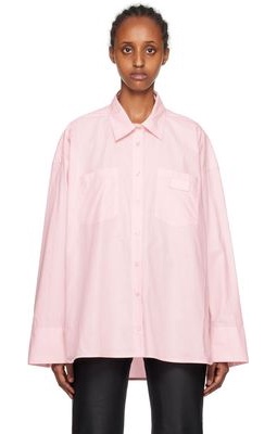 REMAIN Birger Christensen Pink Oversized Shirt