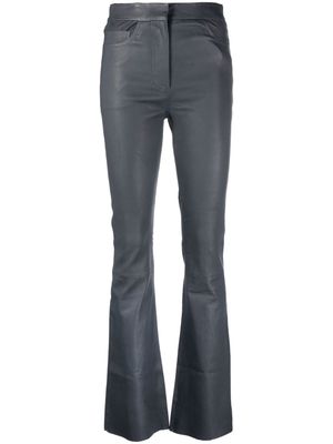 REMAIN flared-design high-waist trousers - Grey