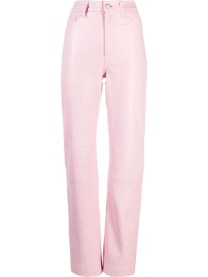 REMAIN high-waist straight-leg trousers - Pink