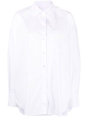 REMAIN long-line shirt - White