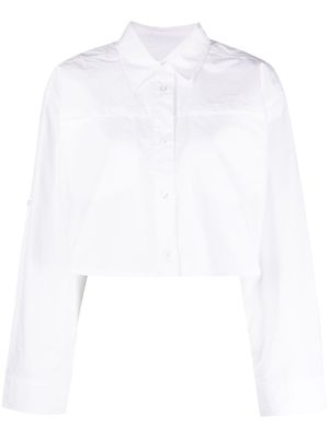 REMAIN long-sleeve cropped shirt - White