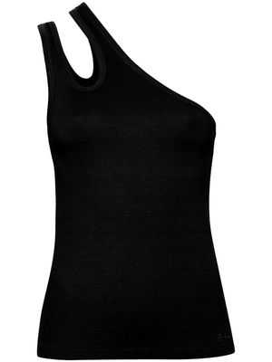 REMAIN scoop-neck ribbed-knit tank top - Black