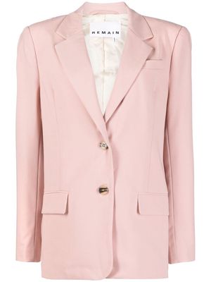 REMAIN single-breasted blazer - Pink