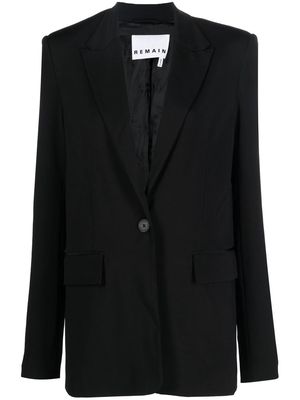 REMAIN single-breasted tailored blazer - Black