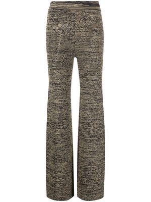 REMAIN Soleima straight-leg knitted trousers - Neutrals