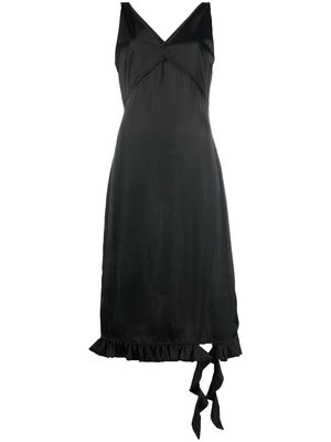 REMAIN V-neck sleeveless maxi dress - Black