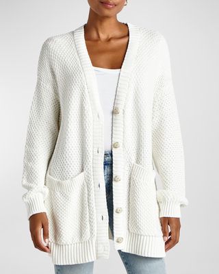 Remi Chunky-Knit Cotton Cardigan