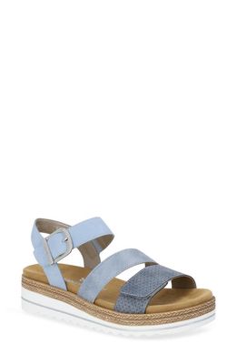 REMONTE Jocelyn 55 Platform Sandal in Adria/Bleu/Aqua