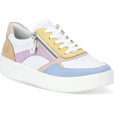 REMONTE Kendra 01 Sneaker in Aqua/Tan 