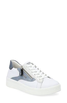 REMONTE Kendra Zip Sneaker in Weiss/Ice/Bleu/Adria