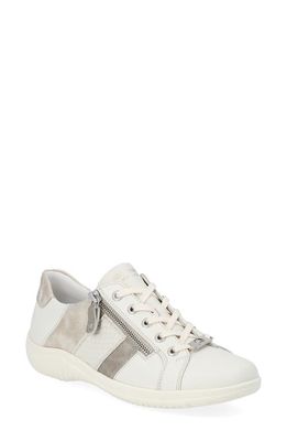 REMONTE Louann Zip Sneaker in Snow/Perle/Offwhite/Muschel