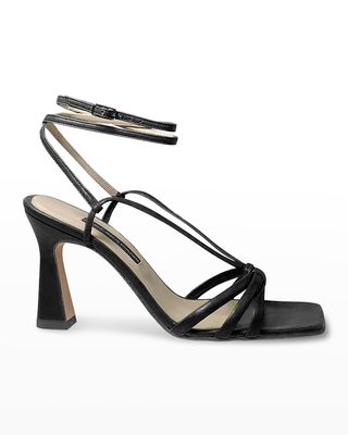 Remy Leather Ankle-Strap Sandals