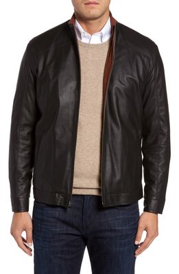 Remy Leather Leather Jacket in Peat/Timber