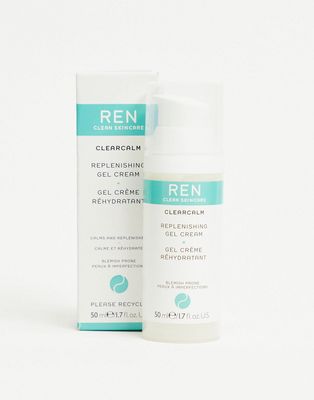 REN Clean Skincare Clearcalm Replenishing Gel Cream 1.7 fl oz-No color