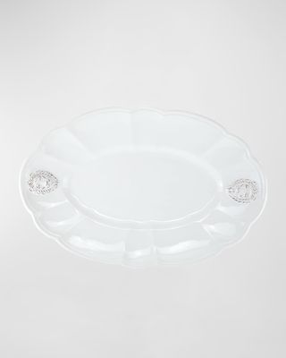 Renaissance Leone Oval Scalloped Platter