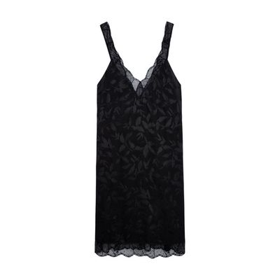 Renelle Silk Jacquard Dress