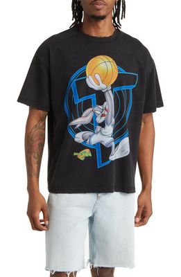 Renowned Bugs Airbrush Cotton Graphic T-Shirt in Black