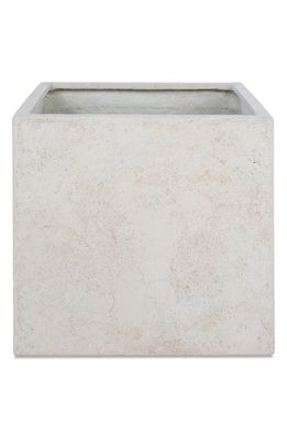 Renwil Adriel Stoneware Cube Planter in Natural
