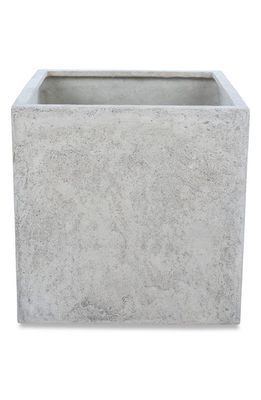 Renwil Alona Stoneware Cube Planter in Beige Taupe
