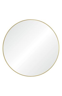 Renwil Grady Round Mirror in Satin Brass