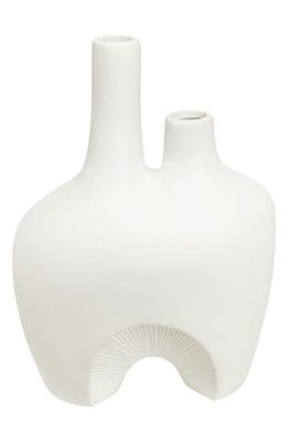 Renwil Pioneer Decorative Ceramic Vase in Off-White