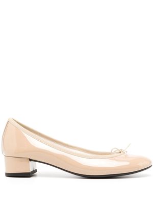Repetto Camille 30mm leather ballerina shoes - Neutrals