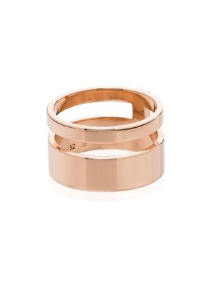 Repossi 18kt rose gold Berbere double ring - Pink