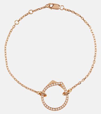 Repossi Antifer 18kt rose gold bracelet with diamonds