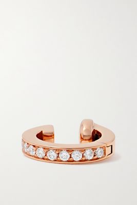 Repossi - Berbère 18-karat Rose Gold Diamond Ear Cuff - one size