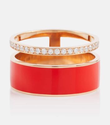 Repossi Berbere Chromatic rose gold ring with diamonds