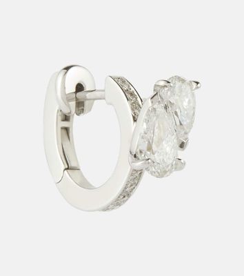 Repossi Serti Sur Vide 24kt white gold single earring with diamonds