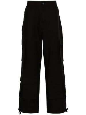 Represent cargo-pockets straight trousers - Black