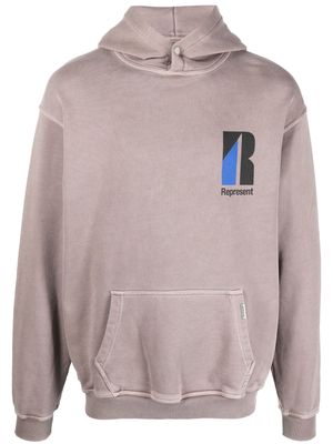 Represent Decade of Speed cotton hoodie - Grey