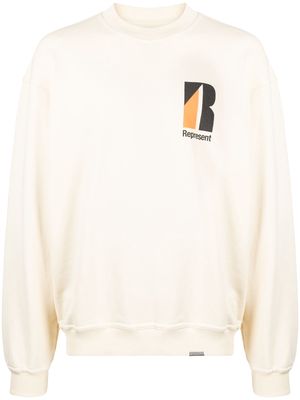 Represent Decade of Speed cotton sweatshirt - Neutrals