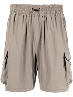 Represent drawstring cargo shorts - Grey