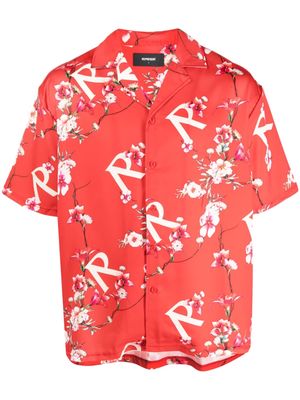 Represent floral-print shirt - Red