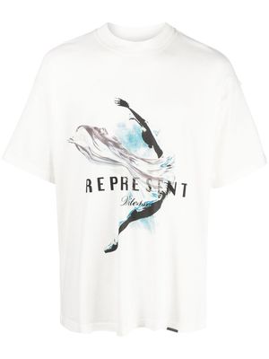 Represent graphic-print short-sleeve T-shirt - White