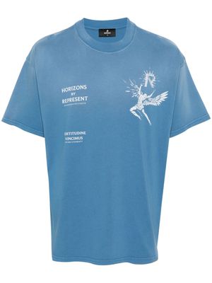 Represent Icarus cotton T-shirt - Blue