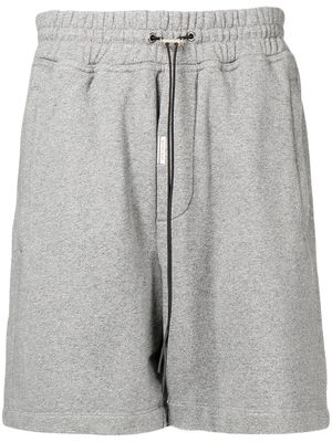Represent knee-length drawstring track shorts - Grey