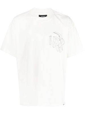 Represent logo-print short-sleeve T-shirt - White