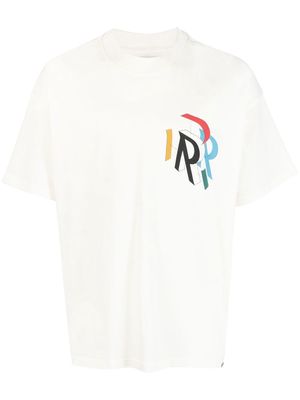 Represent logo-print T-shirt - Neutrals