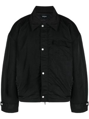 Represent long-sleeve shirt jacket - Black