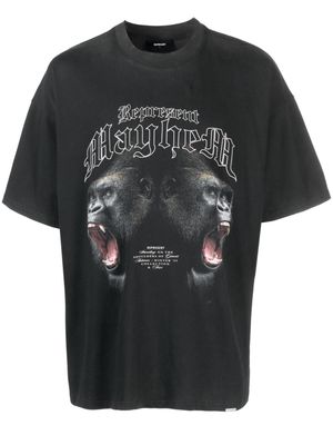 Represent Mayhem graphic-print T-shirt - Black